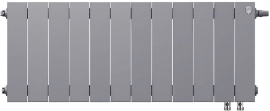 

Биметаллический радиатор Royal Thermo PianoForte 300 VDR Silver Satin (12 секций)