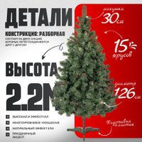 Ель Maxy Poland Русская с шишками (2.2м)
