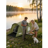 Треккинговая палатка RSP Outdoors Deep 2 (оливково-зеленый)