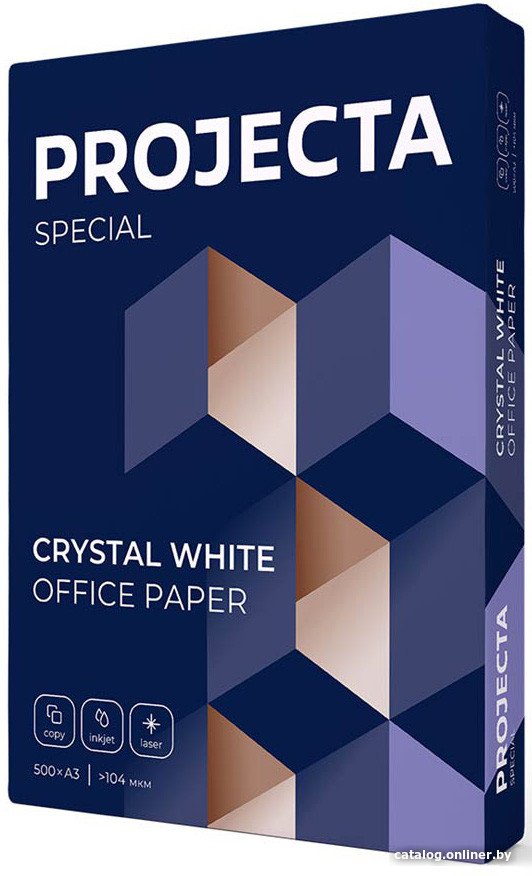 Офисная бумага Projecta A3, 80г/м2, 500 л, класс B PRS80A3