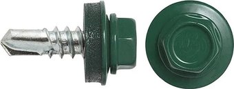 Саморез Admiral Кровельный 5.5x19 RAL 6005 Темно-зеленый (250шт, шоубокс)