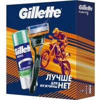 Подарочный набор Gillette Fusion Станок + 1 кассета + Гель для бритья (75 мл)