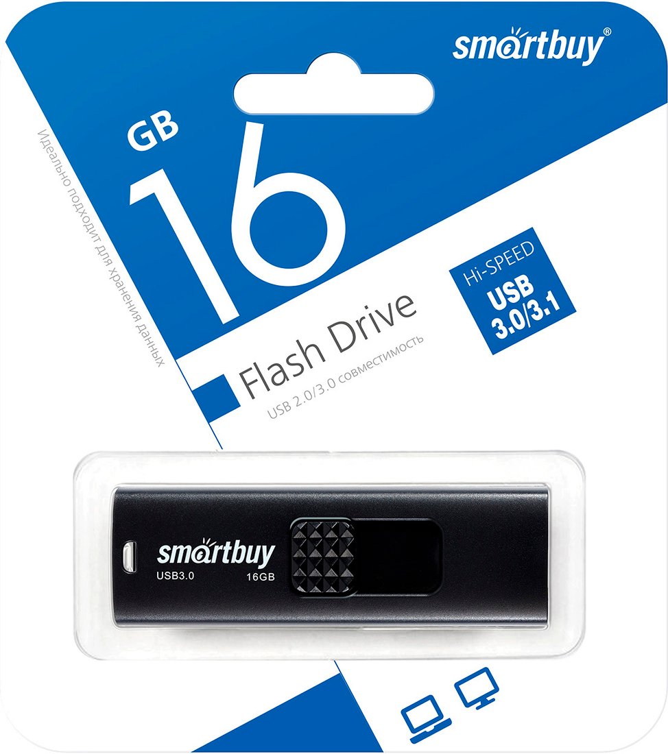 

USB Flash SmartBuy Fashion 16GB (черный)