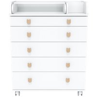 Детский комод Incanto Мишка с органайзером 800/5 PK-0060/00 (белый)