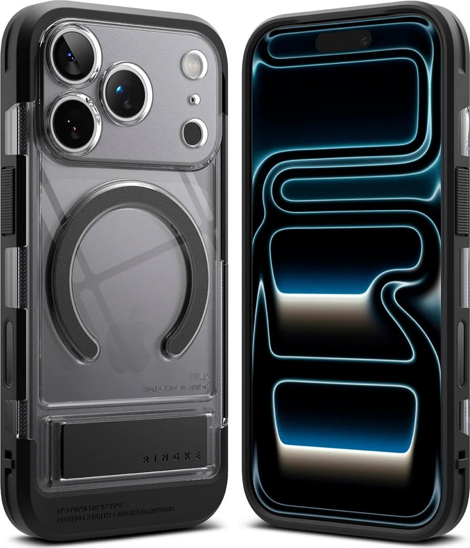 

Чехол для телефона Ringke Ux Magnetic для iPhone 17 Pro Smoke Black