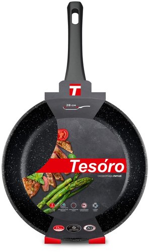 Сковорода Tesoro Florence TF-1124 (черный)