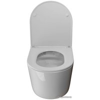 Унитаз подвесной White Wave Lara (белый глянец)