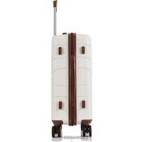 Чемодан-спиннер L'Case Singapore 57 см (кремовый беж)