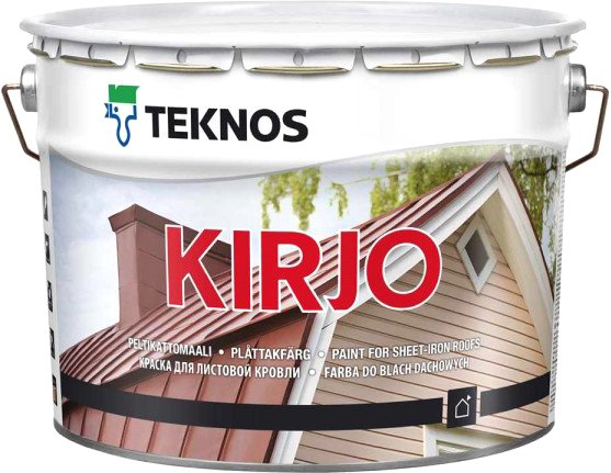 

Краска Teknos Kirjo 9л (база 1)