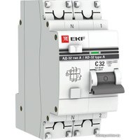 Дифференциальный автомат EKF PROxima АД-32 1P+N 32А30мА DA32-32-30-a-pro