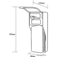 Дозатор для антисептика и жидкого мыла Puff 8197