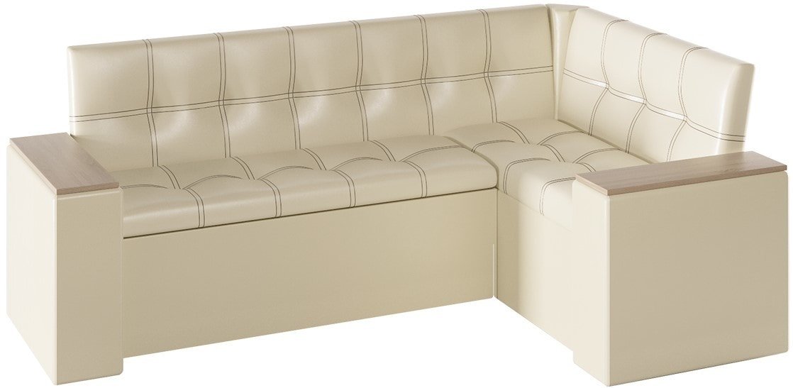 

Угловой диван Трия Остин исп.2 (дуб сонома трюфель/кожзам светлый)