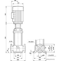 Циркуляционный насос Grundfos CR 1-7 A-FGJ-A-E-HQQE