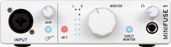 Аудиоинтерфейс Arturia MiniFuse 1 (белый)