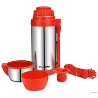 Термос StarWind 30-1500 1.5л (серебристый/красный)