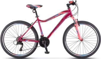 Велосипед Stels Miss 5000 V 26 V050 р.16 2021 (красный/розовый)