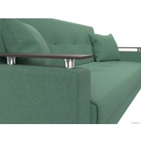 Диван Лига диванов Сенатор 121575 (рогожка Амур, зеленый)