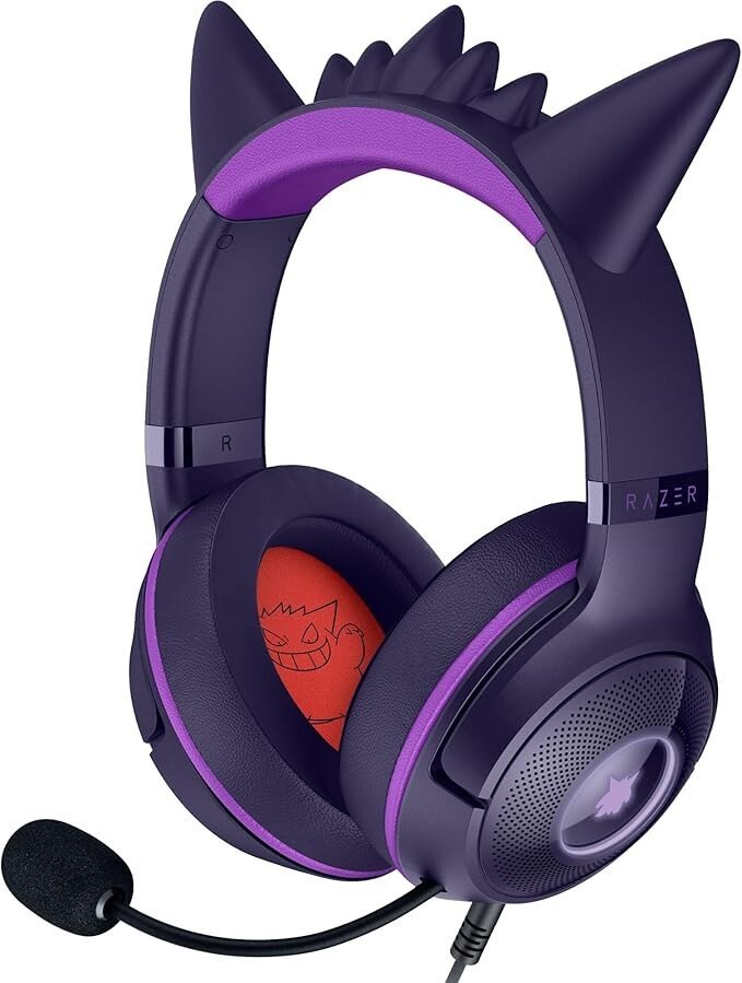 Наушники Razer Kraken Kitty V2 Pokemon Gengar Edition