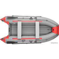 Моторно-гребная лодка Roger Boat Trofey 3300 (без киля, серый/красный)