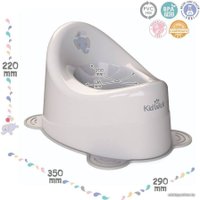 Детский горшок Kidwick Улитка KW040401 (серый/темно-серый)