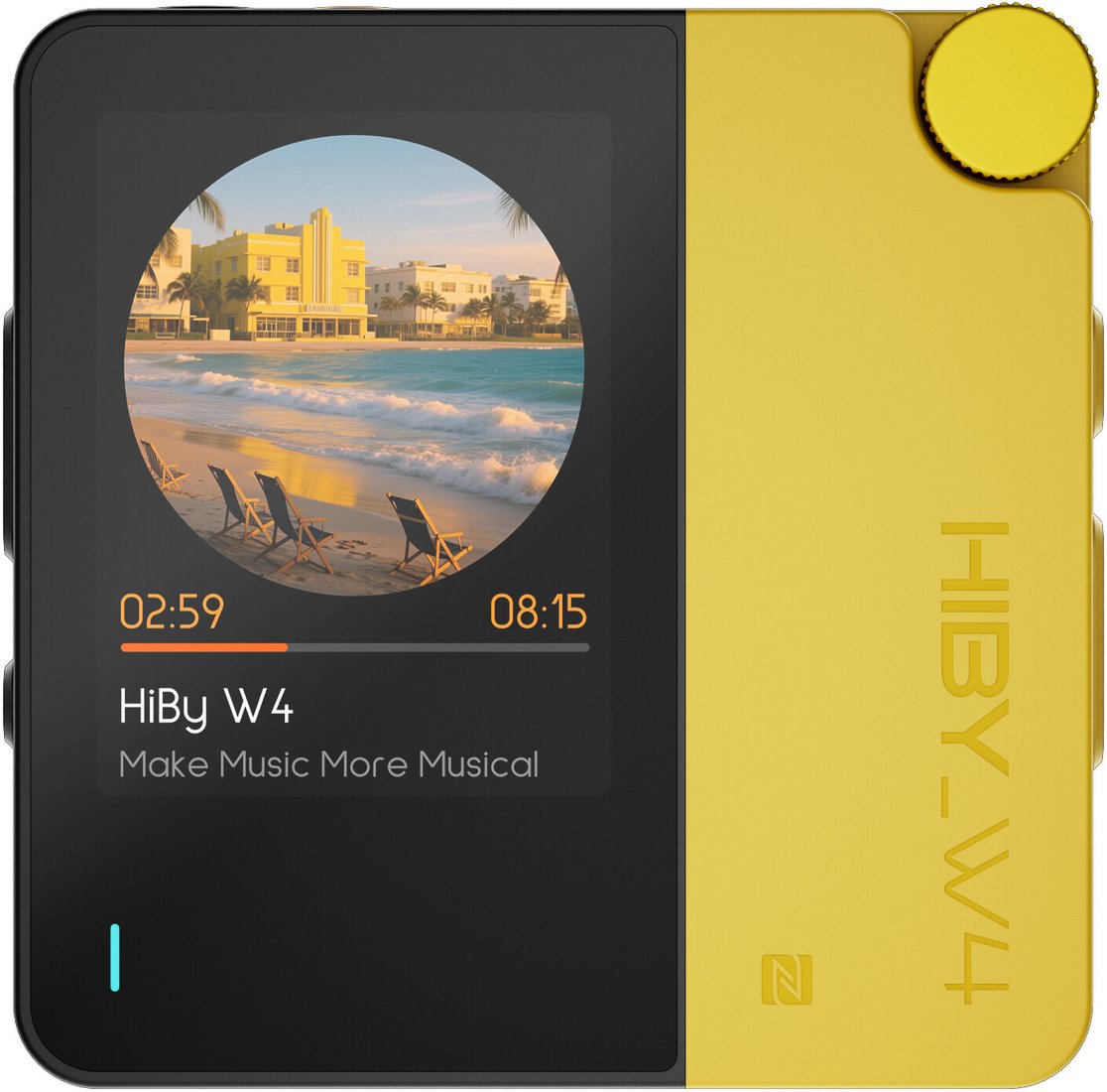 Портативный усилитель HiBy W4 (желтый)