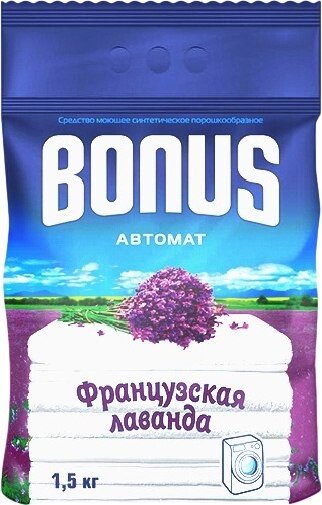 

Стиральный порошок БЗПИ Bonus Автомат Французская лаванда 23с589-3567 (1.5кг)