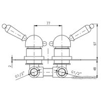 Смеситель Slezak RAV Labe L586SM