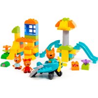 Конструктор Полесье Макси Три кота. Игровая площадка 70245