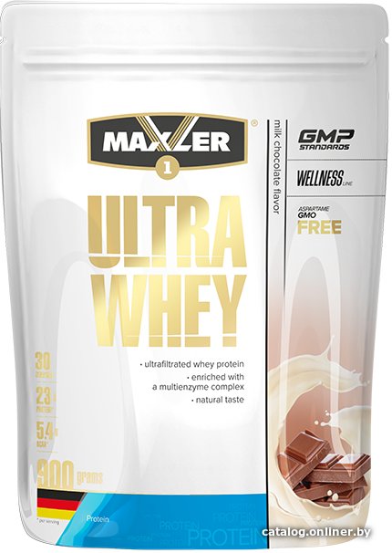 Протеин комплексный Maxler Ultra Whey (молочный шоколад, 900г)