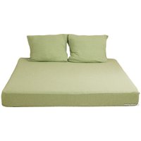 2-спальный комплект постельного белья Lilia КПБт-160x200 (зеленый)