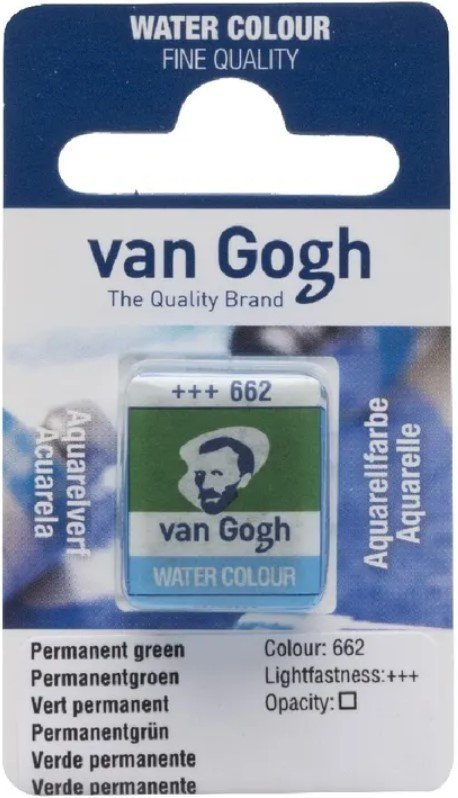 

Акварельная краска Van Gogh 662 20866621 (зеленый устойчивый, кювета)