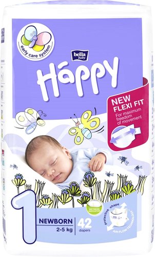 Подгузники Bella Baby Happy Newborn 1 (42 шт)