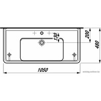 Умывальник Laufen PRO 813958 105x48