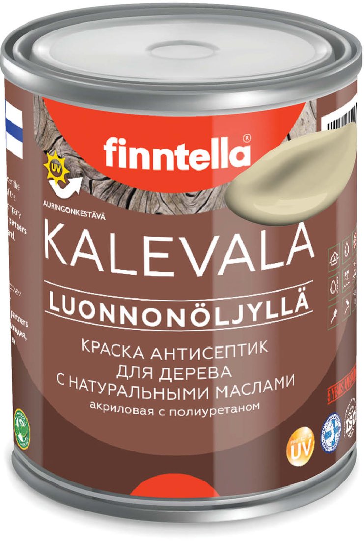 

Краска Finntella Kalevala Hiekka F-13-1-1-FL070 0.9 л (бежевый)