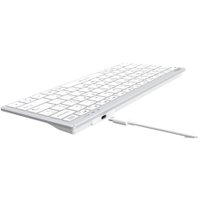 Клавиатура A4Tech Fstyler FX51 (серебристый/белый)