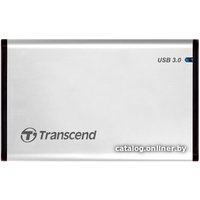 Бокс для накопителей 2.5" Transcend StoreJet 25S3 (серебристый)