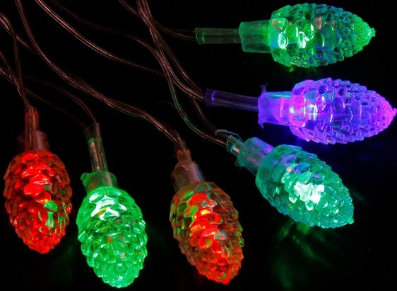

Новогодняя гирлянда Luazon Шишка большая Led-20 (5 м, мульти) [671579]