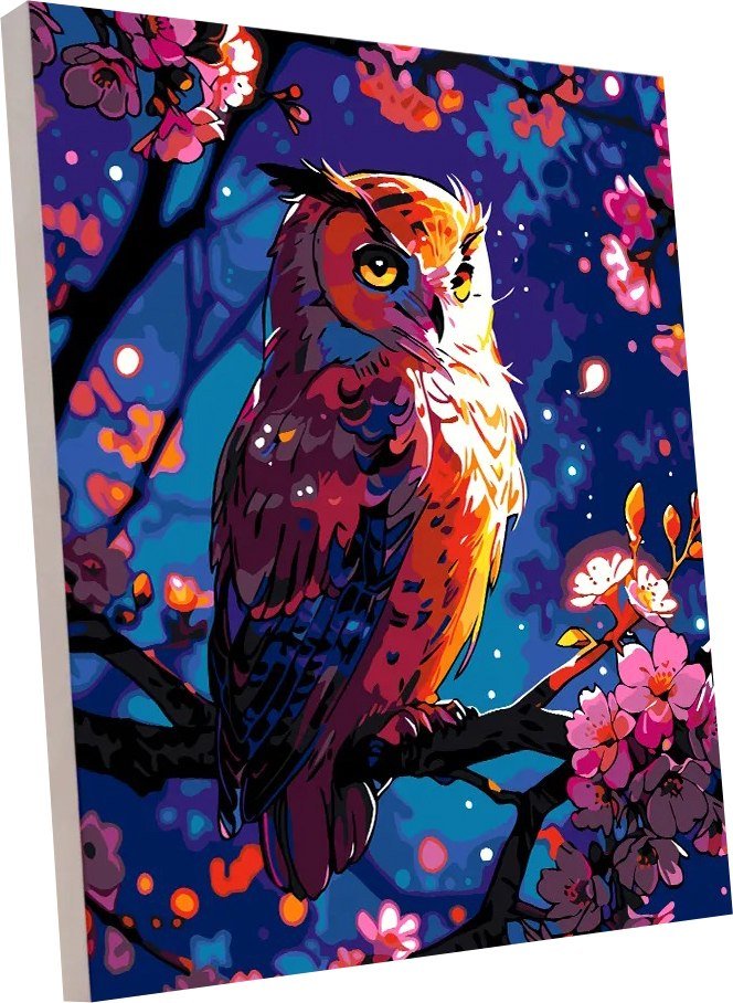 

Картина по номерам PaintLine Филин на дереве PL-00371