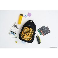 Школьный рюкзак Torber Class X Буквы T9355-22-BLK-YEL