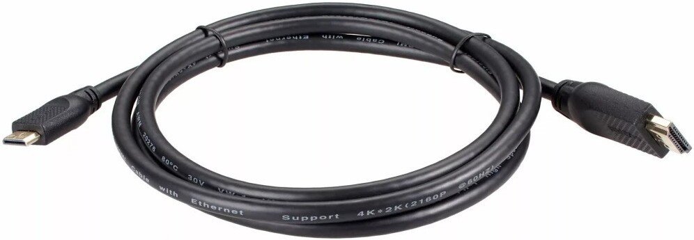Кабель VCOM CG583-1.8M HDMI - miniHDMI (1.8 м, черный)