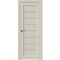 Межкомнатная дверь ProfilDoors 71U L 60x200 (магнолия сатинат, стекло графит)