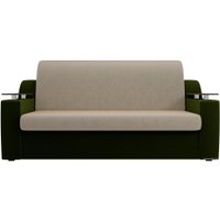 Диван Лига диванов Сенатор 100708 100 см (бежевый/зеленый)