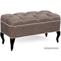 Пуфик Мебельград №15 Вариант 5 (паола коричневый ромб/орех светлый)