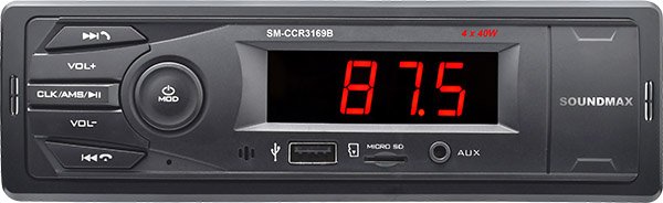 

USB-магнитола Soundmax SM-CCR3169B