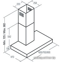 Кухонная вытяжка CATA S 700