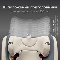 Детское автокресло Bubago Noxa BG 177-2 (серый)
