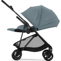 Коляска прогулочная «книга» Cybex Melio Carbon (stormy blue)
