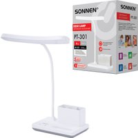 Настольная лампа Sonnen PT-301 238778 (белый)