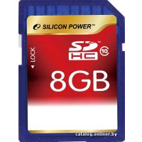 Карта памяти Silicon-Power SDHC Class 10 8 Гб (SP008GBSDH010V10)