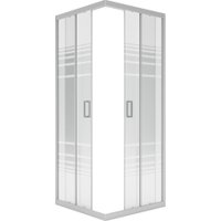 Душевой уголок Метакам Universal 90x90 KKS_016269 (серый/текстурированное стекло)